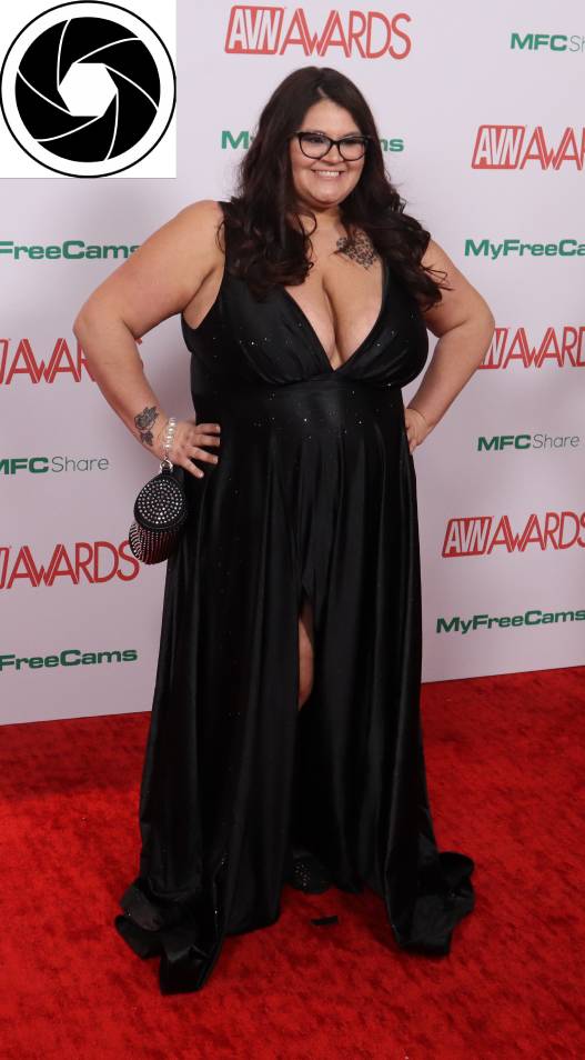 Raven Belle on the AVN Awards red carpet