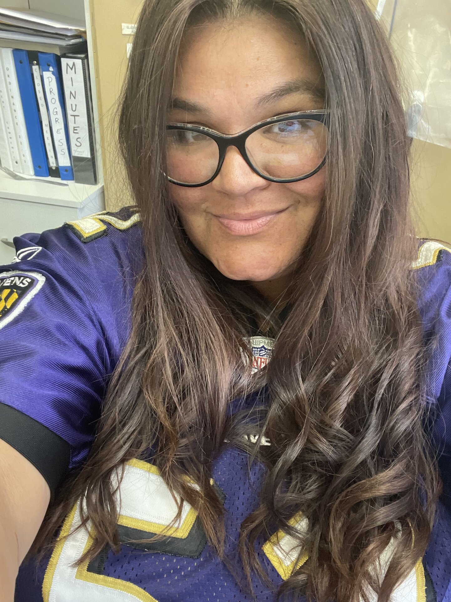 Raven Belle: Ravens Jersey Selfie